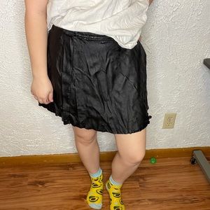 Leather skirt
